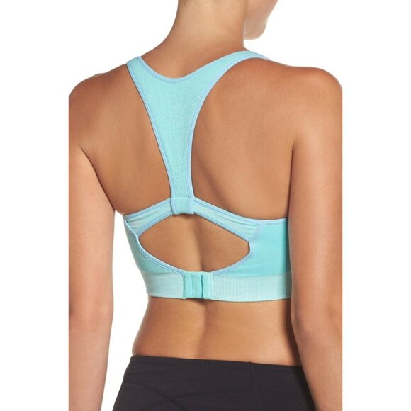 New w/Tags - Zella Body Large - “Spark” Racerback Sports Bra, Space Dye, Teal - Picture 2 of 12
